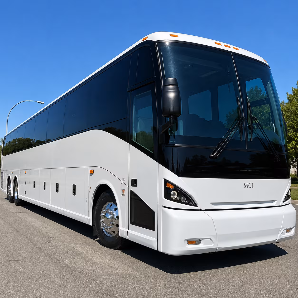 clearwater charter bus rental exterior