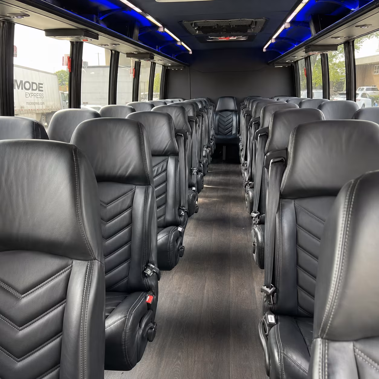 clearwater religious group transportation onboard seating